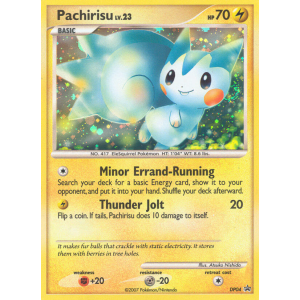 Promo Pachirisu DP04/56 Pokemon TCG Diamond & Pearl DP Black Star Promos