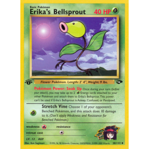 Erika's Bellsprout 38/132 Pokemon TCG Gym Gym Challenge