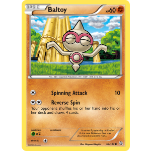 Baltoy 63/124 Pokemon TCG Black & White Dragons Exalted