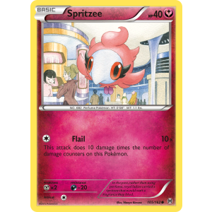 Spritzee 105/162 Pokemon TCG XY BREAKthrough