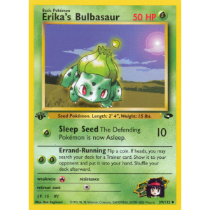 Erika's Bulbasaur 39/132 Pokemon TCG Gym Gym Challenge