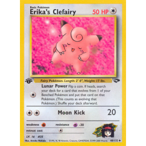 Erika's Clefairy 40/132 Pokemon TCG Gym Gym Challenge