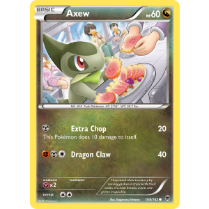 Axew 109/162 Pokemon TCG XY BREAKthrough