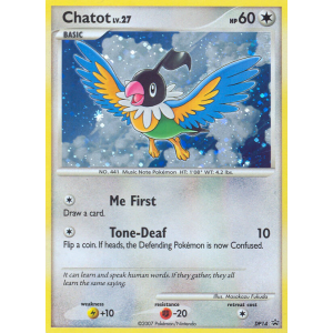 Promo Chatot DP14/56 Pokemon TCG Diamond & Pearl DP Black Star Promos