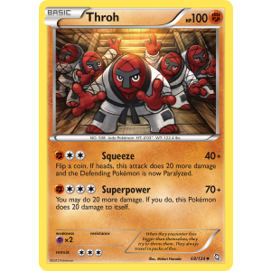 Throh 68/124 Pokemon TCG Black & White Dragons Exalted