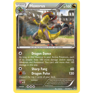 Rare Holo Haxorus 111/162 Pokemon TCG XY BREAKthrough