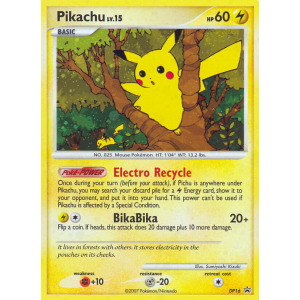 Promo Pikachu DP16/56 Pokemon TCG Diamond & Pearl DP Black Star Promos