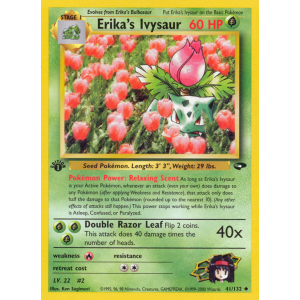 Erika's Ivysaur 41/132 Pokemon TCG Gym Gym Challenge