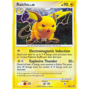 Promo Raichu DP21/56 Pokemon TCG Diamond & Pearl DP Black Star Promos