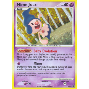 Promo Mime Jr. DP22/56 Pokemon TCG Diamond & Pearl DP Black Star Promos