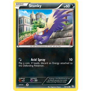 Stunky 76/124 Pokemon TCG Black & White Dragons Exalted