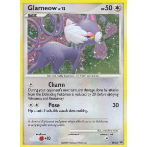 Promo Glameow DP23/56 Pokemon TCG Diamond & Pearl DP Black Star Promos