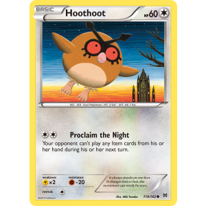 Hoothoot 119/162 Pokemon TCG XY BREAKthrough