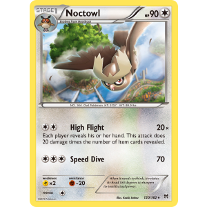 Noctowl 120/162 Pokemon TCG XY BREAKthrough