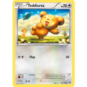 Teddiursa 121/162 Pokemon TCG XY BREAKthrough