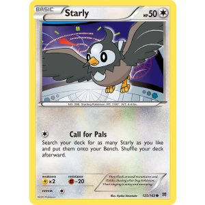 Starly 125/162 Pokemon TCG XY BREAKthrough