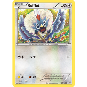 Rufflet 129/162 Pokemon TCG XY BREAKthrough