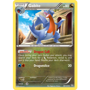 Gabite 89/124 Pokemon TCG Black & White Dragons Exalted