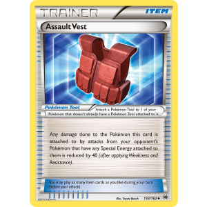 Assault Vest 133/162 Pokemon TCG XY BREAKthrough