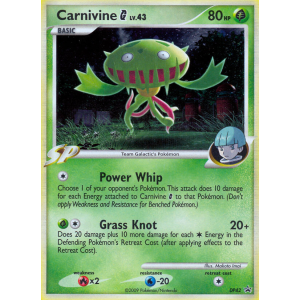 Promo Carnivine G DP42/56 Pokemon TCG Diamond & Pearl DP Black Star Promos