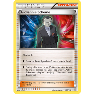 Giovanni's Scheme 138/162 Pokemon TCG XY BREAKthrough