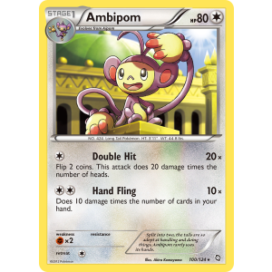 Ambipom 100/124 Pokemon TCG Black & White Dragons Exalted