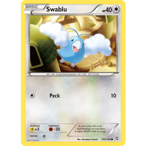 Swablu 105/124 Pokemon TCG Black & White Dragons Exalted