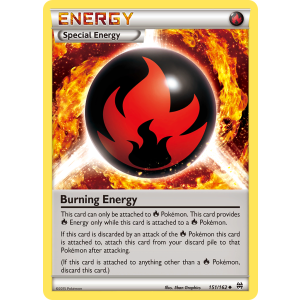 Burning Energy 151/162 Pokemon TCG XY BREAKthrough