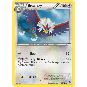 Braviary 112/124 Pokemon TCG Black & White Dragons Exalted