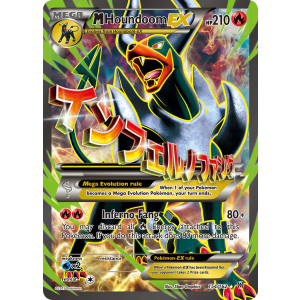 Rare Ultra M Houndoom-EX 154/162 Pokemon TCG XY BREAKthrough