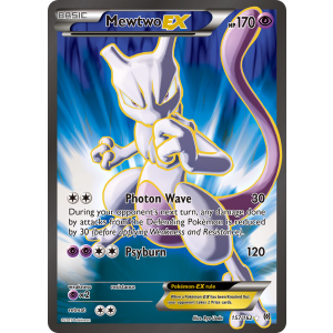 Rare Ultra Mewtwo-EX 157/162 Pokemon TCG XY BREAKthrough