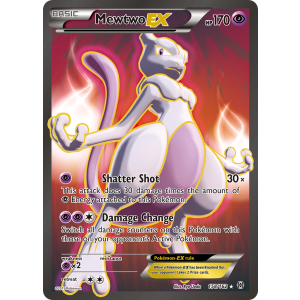 Rare Ultra Mewtwo-EX 158/162 Pokemon TCG XY BREAKthrough