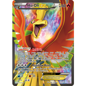 Rare Ultra Ho-Oh-EX 119/124 Pokemon TCG Black & White Dragons Exalted