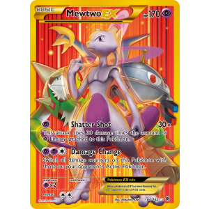 Rare Secret Mewtwo-EX 164/162 Pokemon TCG XY BREAKthrough