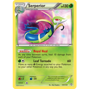 Rare Secret Serperior 125/124 Pokemon TCG Black & White Dragons Exalted