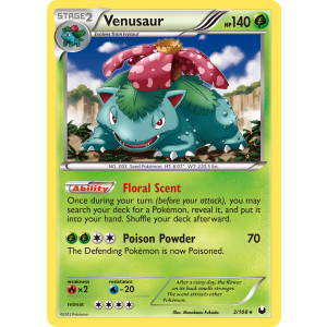 Rare Holo Venusaur 3/108 Pokemon TCG Black & White Dark Explorers