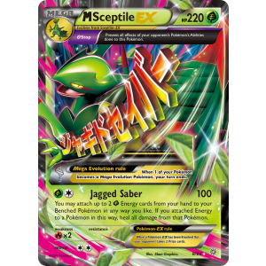 Rare Holo EX M Sceptile-EX 8/98 Pokemon TCG XY Ancient Origins