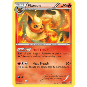 Flareon 13/98 Pokemon TCG XY Ancient Origins