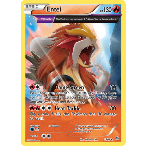 Rare Holo Entei 15/98 Pokemon TCG XY Ancient Origins