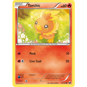 Torchic 15/108 Pokemon TCG Black & White Dark Explorers