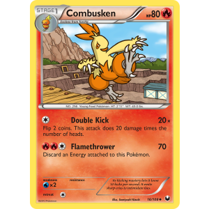 Combusken 16/108 Pokemon TCG Black & White Dark Explorers