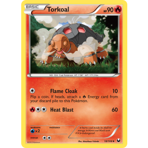 Torkoal 18/108 Pokemon TCG Black & White Dark Explorers