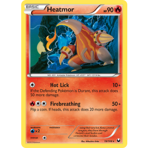 Heatmor 19/108 Pokemon TCG Black & White Dark Explorers