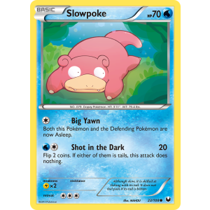 Slowpoke 23/108 Pokemon TCG Black & White Dark Explorers