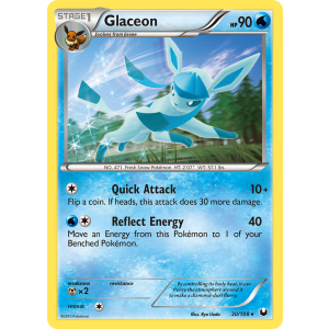 Glaceon 30/108 Pokemon TCG Black & White Dark Explorers