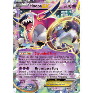 Rare Holo EX Hoopa-EX 36/98 Pokemon TCG XY Ancient Origins