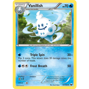 Vanillish 34/108 Pokemon TCG Black & White Dark Explorers