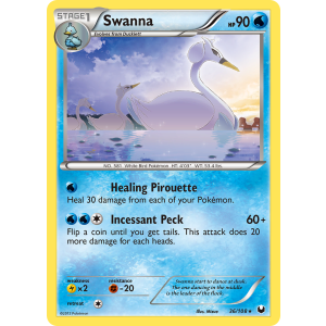 Swanna 36/108 Pokemon TCG Black & White Dark Explorers