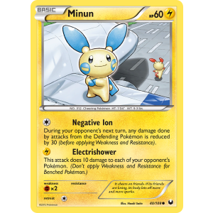 Minun 40/108 Pokemon TCG Black & White Dark Explorers