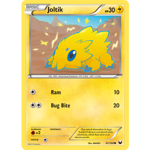 Joltik 41/108 Pokemon TCG Black & White Dark Explorers